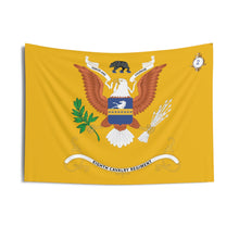 Load image into Gallery viewer, Indoor Wall Tapestries - 2nd Battalion, 8th Cavalry Regiment - (Honor and Courage) - Regimental Colors Tapestry