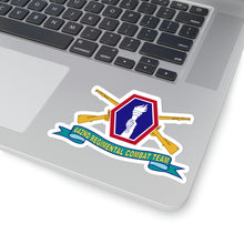 Load image into Gallery viewer, Kiss-Cut Stickers - Army - 442nd Infantry Regimental Combat Team w Br - SSI - Ribbon X 300