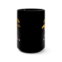 Load image into Gallery viewer, Black Mug 15oz - SOF - USMC Special Operations - Ski Warfare - Ski Combat - Winter Warfare X 300