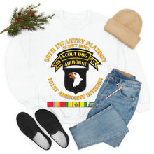 Load image into Gallery viewer, Unisex Heavy Blend Crewneck Sweatshirt - Army - 58th Infantry Platoon - Scout Dog - w VN SVC