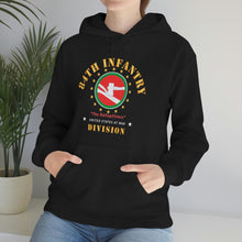 Load image into Gallery viewer, Unisex Heavy Blend Hooded Sweatshirt - Army - 84th Infantry Division - The Railsplitters wo DS X 300