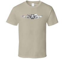 Load image into Gallery viewer, USCG - Cutterman Badge (Enlisted) Silver T Shirt,Premium and Hoodie
