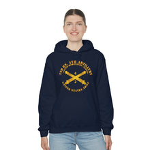 Load image into Gallery viewer, Unisex Heavy Blend™ Hooded Sweatshirt - Army - 2nd Bn 4th Field Artillery Regt - 105mm w Arty Br