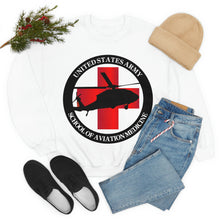 Load image into Gallery viewer, Unisex Heavy Blend Crewneck Sweatshirt - Army MEDEVAC Critical Care Flight Paramedics V1