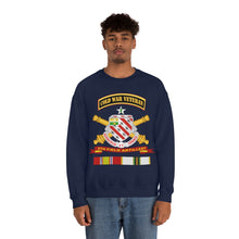 Load image into Gallery viewer, Unisex Heavy Blend Crewneck Sweatshirt - Army - 8th Field Artillery w Br - Ribbon COLD WAR Vet Tab