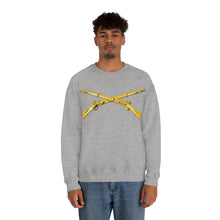 Load image into Gallery viewer, Unisex Heavy Blend Crewneck Sweatshirt - Army - Infantry Branch - Crossed Rifles