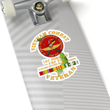 Load image into Gallery viewer, Kiss-Cut Stickers - USMC - Vietnam Combat Veteran - 1st Force Recon Co - FMFPAC