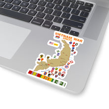 Load image into Gallery viewer, Kiss-Cut Stickers - Map - Vietnam Units - 3 wo DS