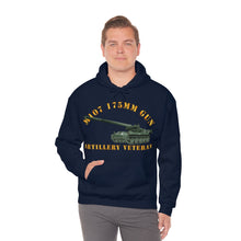 Load image into Gallery viewer, Unisex Heavy Blend™ Hooded Sweatshirt - Army - M107 - 175mm Gun - Artillery Veteran