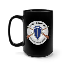 Load image into Gallery viewer, Black Mug 15oz - Army - Fort Benning, GA - Home of the Infantry