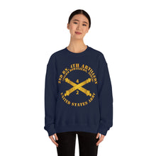 Load image into Gallery viewer, Unisex Heavy Blend Crewneck Sweatshirt - Army - 2nd Bn 4th Field Artillery Regt - 105mm w Arty Br