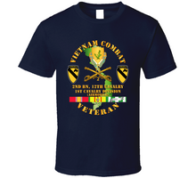 Load image into Gallery viewer, Army - Vietnam Combat Cavalry Veteran, with 2nd Battalion, 12th Cavalry, 1st Cavalry Division, Distinctive Unit Insignia - T Shirt, Hoodie, and Premium