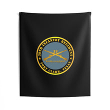 Load image into Gallery viewer, Indoor Wall Tapestries - Army - 39th Infantry Regiment - Buffalo Soldiers - Fort Clark, TX w Inf Branch