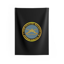 Load image into Gallery viewer, Indoor Wall Tapestries - Army - 38th Infantry Regiment - Buffalo Soldiers - Jefferson Barracks, MO w Inf Branch