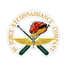 Load image into Gallery viewer, Kiss-Cut Stickers - USMC - 1st Force Recon Company wo FMF PAC -BckGrd