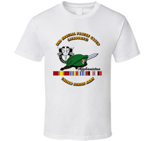 Load image into Gallery viewer, 3rd SFG DUI, Beret, Dagger - US Army - Afghanistan Ribbons T Shirt - Classic