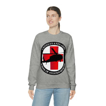Load image into Gallery viewer, Unisex Heavy Blend Crewneck Sweatshirt - Army MEDEVAC Critical Care Flight Paramedics V1