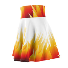 Load image into Gallery viewer, Women's Skater Skirt (AOP) - Flaming Skirt