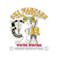 Load image into Gallery viewer, Kiss-Cut Stickers - SOF - Special Forces - Ski Warfare - Ski Combat - Winter Warfare X 300