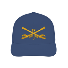 Load image into Gallery viewer, 3rd Squadron 17th Cavalry Regiment Branch wo Txt - AOP Unisex Adjustable Curved Bill Baseball Hat
