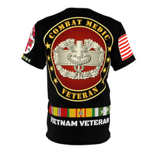 Load image into Gallery viewer, AOP - Vietnam - 57th Medical Detachment with Combat Medic Badge with Vietnam Service Ribbons