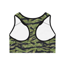 Load image into Gallery viewer, Sports Bra (AOP) - Jungle Tiger Stripe