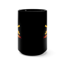 Load image into Gallery viewer, Black Mug 15oz - Army - 8th Field Artillery w Br - Ribbon