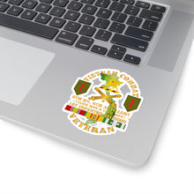 Load image into Gallery viewer, Kiss-Cut Stickers - Army - Vietnam Combat Vet - 8th Bn 6th Artillery - 1st Inf Div SSI