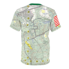Load image into Gallery viewer, AOP - Camp Mackall, NC - Tactical Map - with US Flag (Forward)
