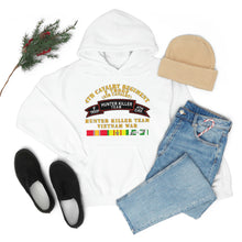 Load image into Gallery viewer, Unisex Heavy Blend Hooded Sweatshirt - Army - F Troop 4th Cav - Hunter Killer w Vietnam War SVC