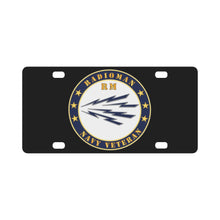 Load image into Gallery viewer, Navy - Radioman - RM - Veteran Classic License Plate
