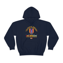 Load image into Gallery viewer, Unisex Heavy Blend™ Hooded Sweatshirt - Army - 1st Signal Bde SSI w VN SVC