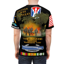 Load image into Gallery viewer, AOP - Army - Vietnam Combat Vet - 11th Inf Bde SSI - Spec 5 - Cbt Medic - 1968-69 Vn Svc X300