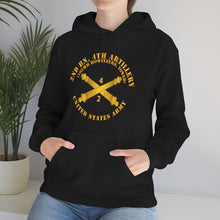 Load image into Gallery viewer, Unisex Heavy Blend™ Hooded Sweatshirt - Army - 2nd Bn 4th Field Artillery Regt - 105mm w Arty Br