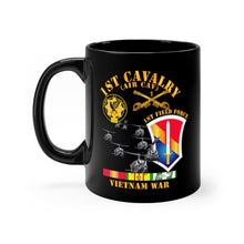 Load image into Gallery viewer, Black mug 11oz - Army - 1st Cavalry (Air Cav) - 1st Field Force w SVC