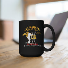 Load image into Gallery viewer, Black Mug 15oz - SOF - USMC Special Operations - Ski Warfare - Ski Combat - Winter Warfare X 300