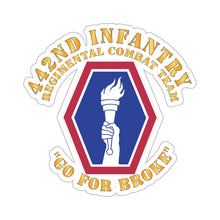 Load image into Gallery viewer, Kiss-Cut Stickers - Army - 442nd Infantry Regimental Combat Team X 300