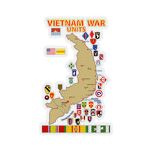 Load image into Gallery viewer, Kiss-Cut Stickers - Map - Vietnam Units - 3 wo DS