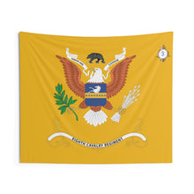 Load image into Gallery viewer, Indoor Wall Tapestries - 3rd Battalion, 8th Cavalry Regiment - (Honor and Courage) - Regimental Colors Tapestry