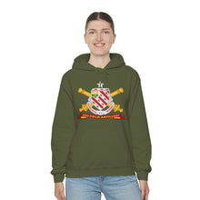 Load image into Gallery viewer, Unisex Heavy Blend Hooded Sweatshirt - Army - 8th Field Artillery w Br - Ribbon
