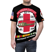 Load image into Gallery viewer, AOP - Vietnam - 57th Medical Detachment with Combat Medic Badge with Vietnam Service Ribbons