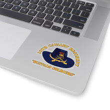 Load image into Gallery viewer, Kiss-Cut Stickers - Army - 10th Cavalry Regiment w Cav - Buffalo Soldiers