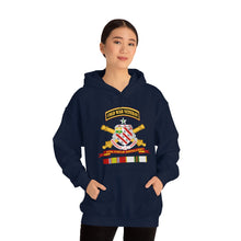 Load image into Gallery viewer, Unisex Heavy Blend Hooded Sweatshirt - Army - 8th Field Artillery w Br - Ribbon COLD WAR Vet Tab