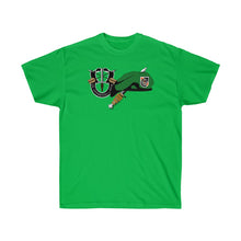 Load image into Gallery viewer, Unisex Ultra Cotton Tee - 5th Special Forces Group (Airborne) Beret/Dagger - Vietnam Veteran with Vietnam Map