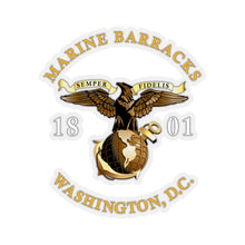 Load image into Gallery viewer, Kiss-Cut Stickers - Marine Barracks - Washington, D.C 1801 X 300