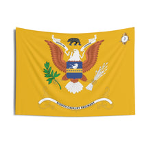 Load image into Gallery viewer, Indoor Wall Tapestries - 3rd Battalion, 8th Cavalry Regiment - (Honor and Courage) - Regimental Colors Tapestry