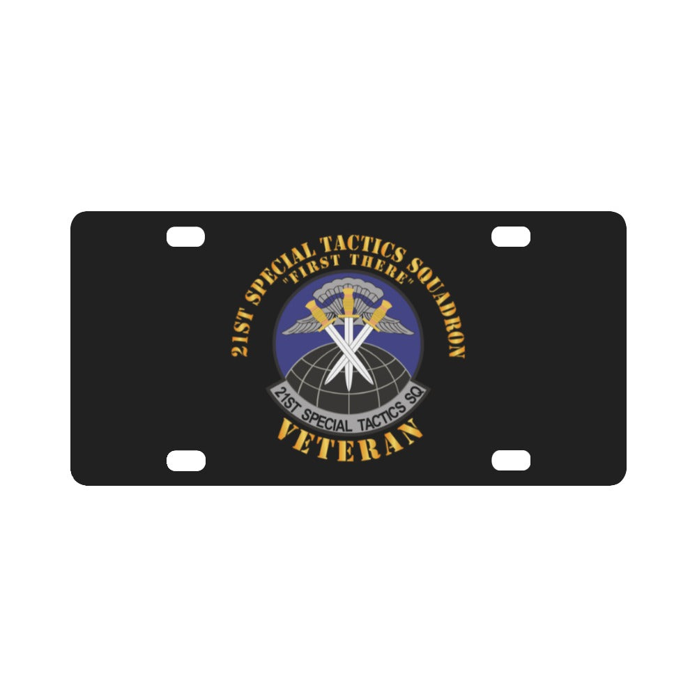 21st Special Tactics Squadron - First There -Veteran X 300 Classic License Plate