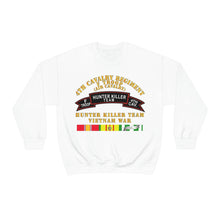 Load image into Gallery viewer, Unisex Heavy Blend Crewneck Sweatshirt - Army - F Troop, 4th Cavalry, Hunter Killer Team, Vietnam War with Vietnam Service Ribbons