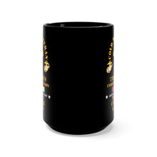 Load image into Gallery viewer, Black Mug 15oz - USMC - Cold War Vet - 7th Marines w COLD SVC X 300