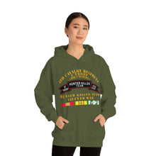 Load image into Gallery viewer, Unisex Heavy Blend Hooded Sweatshirt - Army - F Troop 4th Cav - Hunter Killer w Vietnam War SVC